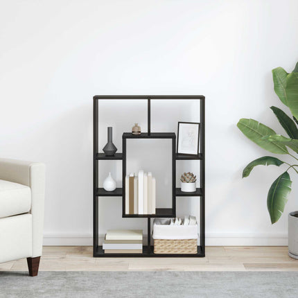 Bokskåp Svart Ek 63 x 20 x 90 cm Konstruerat trä