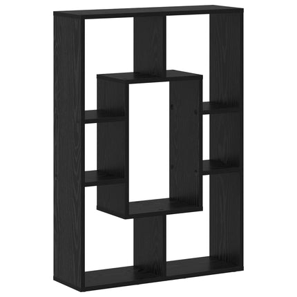 Bokskåp Svart Ek 63 x 20 x 90 cm Konstruerat trä