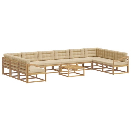 Utomhussoffset 11 st Vit och Beige