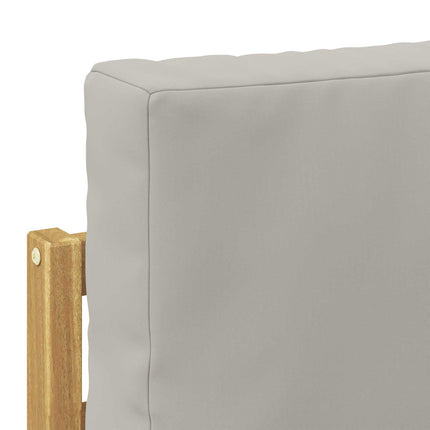 Utomhussoffset med kudde 7 pcs Vit och ljusgrå