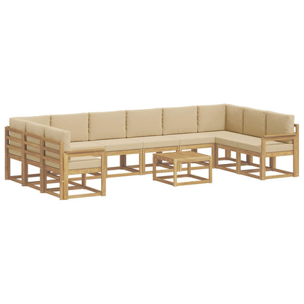 Utomhussoffset 11 st Vit och Beige