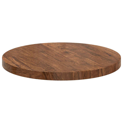 Bordsskiva Ljusbrun Ø 40 x 2,5 cm Massivt Ekträ