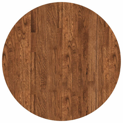 Bordsskiva Ljusbrun Ø 70 x 2,5 cm Massivt Ekträ