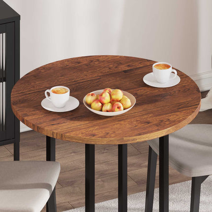 Bordsskiva Ljusbrun Ø 80 x 2,5 cm Massivt Ekträ