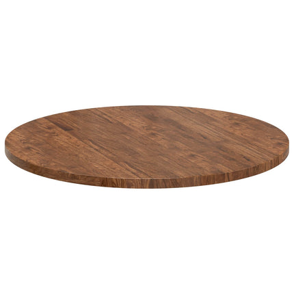 Bordsskiva Ljusbrun Ø 80 x 2,5 cm Massivt Ekträ