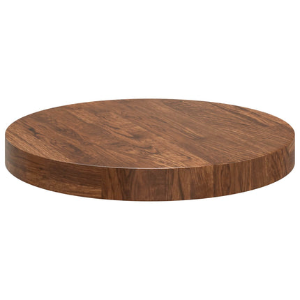 Bordsskiva Ljusbrun Ø 40 x 4 cm Massivt Ekträ