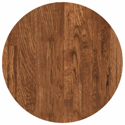 Bordsskiva Ljusbrun Ø 40 x 4 cm Massivt Ekträ