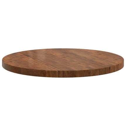 Bordsskiva Ljusbrun Ø 80 x 4 cm Massivt Ekträ