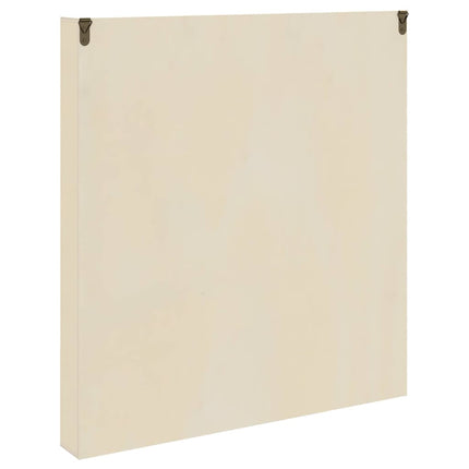Väggdisplay Väggmonterat Beige 40 x 4,5 x 43 cm Konstruerat trä