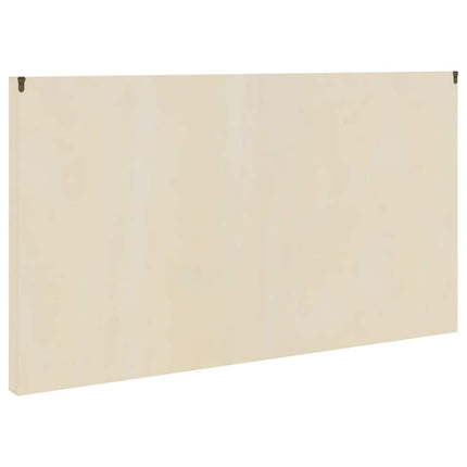 Väggdisplay med hylla Beige 98 x 4,5 x 55 cm Konstruerat trä
