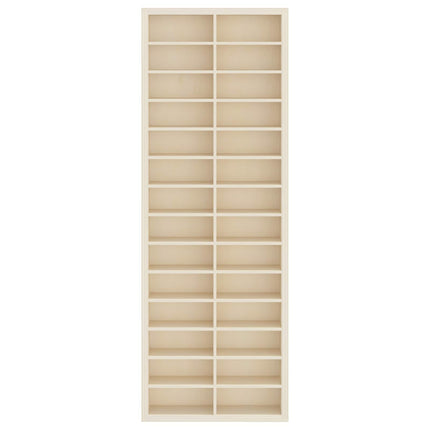 Väggdisplay med hylla Beige 21 x 4,5 x 59 cm Konstruerat trä
