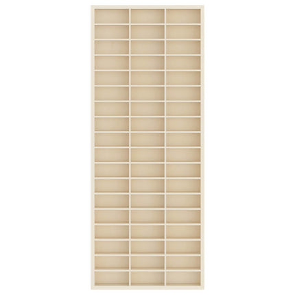 Väggdisplay med hylla Beige 30 x 4,5 x 75 cm Konstruerat trä