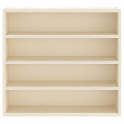 Väggdisplay med hylla Beige 40 x 8,5 x 37 cm Konstruerat trä