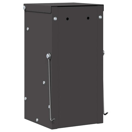 Kaninsmatare Svart 12,5 x 12,5 x 25 cm Kallvalsat Stål