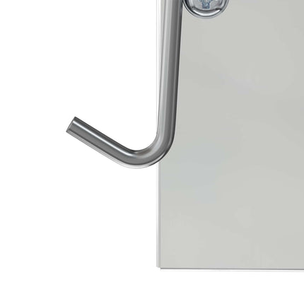 Kaninsmatare Silver 12,5 x 12,5 x 25 cm Galvaniserat Stål