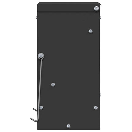 Kaninsmatare Svart 20 x 12,5 x 25 cm Kallvalsat Stål