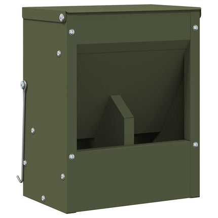 Kaninsmatare Olivgrön 20 x 12,5 x 25 cm Kallvalsat Stål