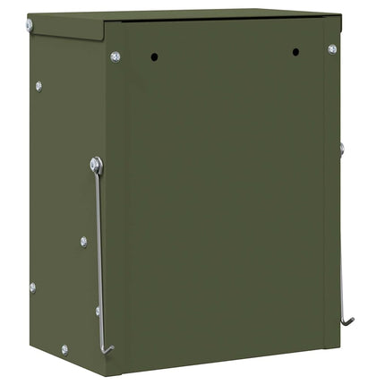 Kaninsmatare Olivgrön 20 x 12,5 x 25 cm Kallvalsat Stål