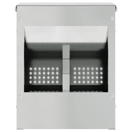 Kaninsmatare Silver 20 x 12,5 x 25 cm Galvaniserat Stål