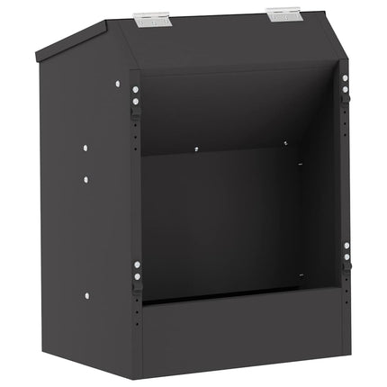Kaninsmatare Svart 64.5 x 25.5 x 45.5 cm Kallvalsat Stål