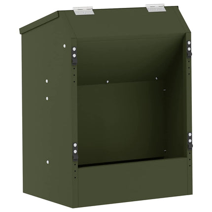 Kaninsmatare Olivgrön 64.5 x 25.5 x 45.5 cm Kallvalsat Stål