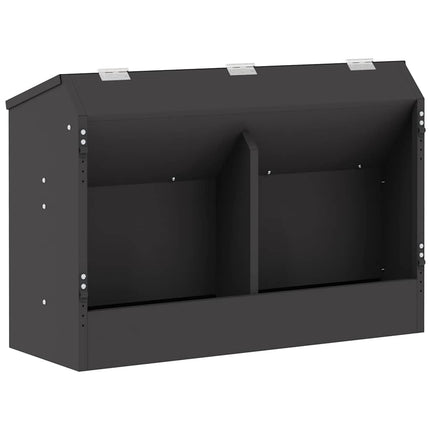 Kaninsmatare Svart 64.5 x 25.5 x 45.5 cm Kallvalsat Stål