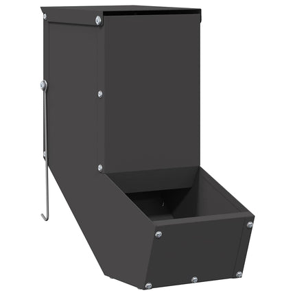 Kaninsmatare Svart 12,5 x 26 x 28,5 cm Kallvalsat Stål