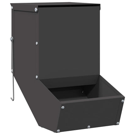 Kaninsmatare Svart 17,5 x 26 x 28,5 cm Kallvalsat Stål