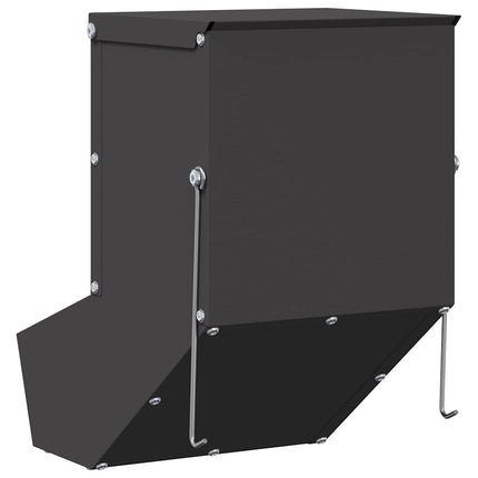 Kaninsmatare Svart 17,5 x 26 x 28,5 cm Kallvalsat Stål