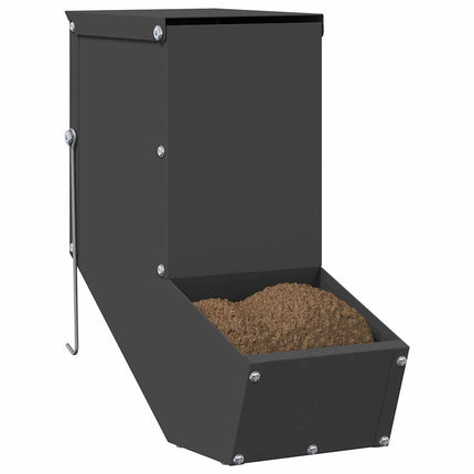 Kaninsmatare Svart 12,5 x 26 x 28,5 cm Kallvalsat Stål
