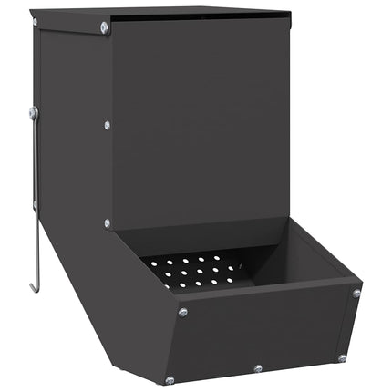 Kaninsmatare Svart 17,5 x 26 x 28,5 cm Kallvalsat Stål