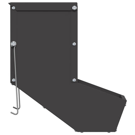 Kaninsmatare Svart 17,5 x 26 x 28,5 cm Kallvalsat Stål