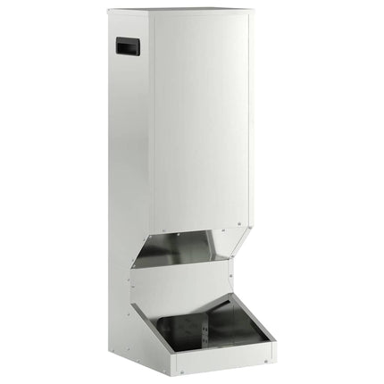 Rådjur Foderautomat Silver 28 x 30 x 80 cm Galvaniserat Stål