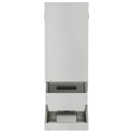 Rådjur Foderautomat Silver 28 x 30 x 80 cm Galvaniserat Stål