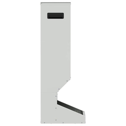 Rådjur Foderautomat Silver 28 x 30 x 80 cm Galvaniserat Stål