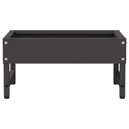 Fågelmatare Svart 80 x 28 x 13.5 cm Kallvalsat Stål