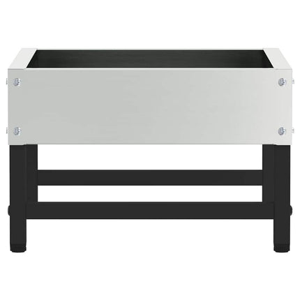 Fågelmatare Silver 80 x 28 x 13.5 cm Galvaniserat Stål