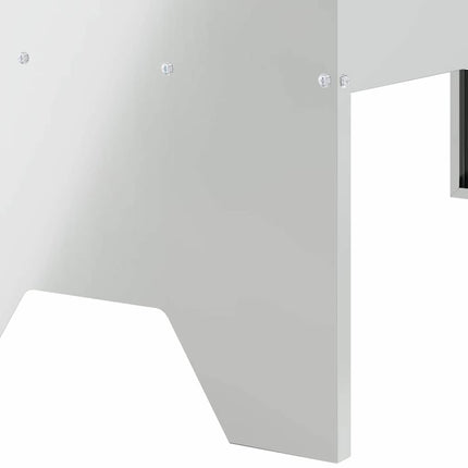 Fodertrog för boskap Silver 79 x 35 x 62 cm Galvaniserat Stål