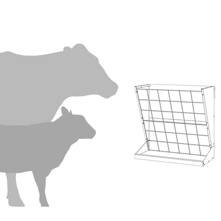 Höutfodrare Olivgrön 71 x 33 x 70 cm Kallvalsat Stål