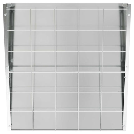 Hängande Höutfodrare Silver 61 x 33 x 66 cm Galvaniserat Stål