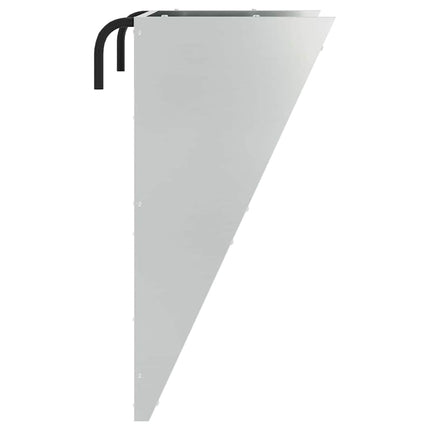 Hängande Höutfodrare Silver 61 x 33 x 66 cm Galvaniserat Stål