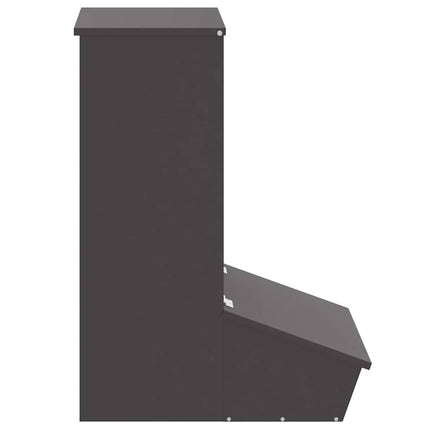 Gris Matare Svart 55 x 38 x 76 cm Kallvalsat Stål