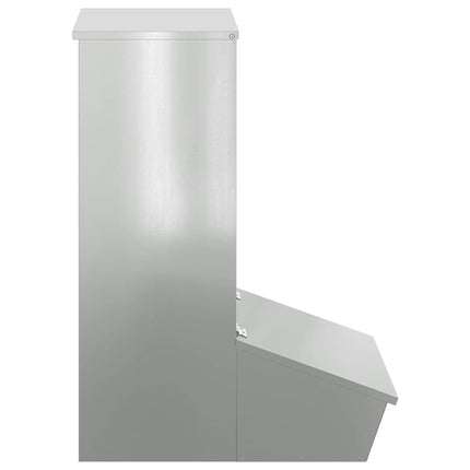 Gris Matare Silver 55 x 38 x 76 cm Galvaniserat Stål