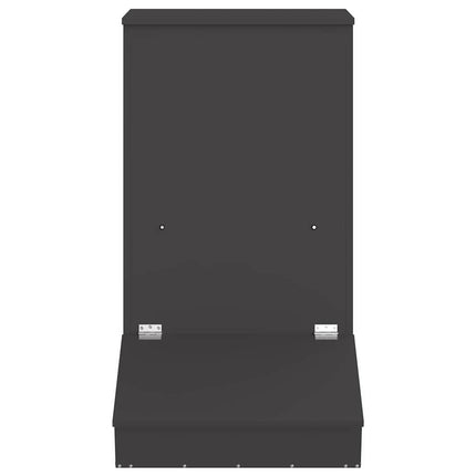 Gris Matare Svart 55 x 51 x 91,5 cm Kallvalsat Stål