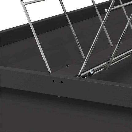 Lantbruks Foderautomat Svart 100 x 60 x 90 cm Kallvalsat Stål