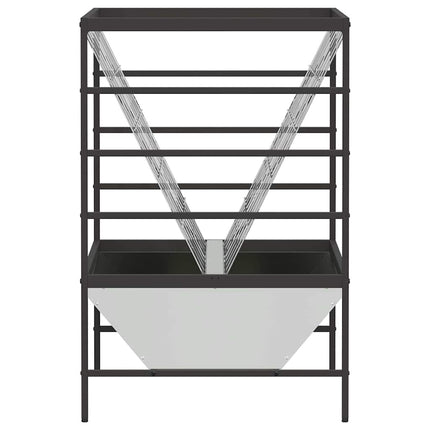 Lantbruks Foderautomat Silver 100 x 60 x 90 cm