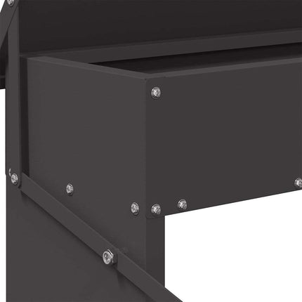 Kyckling Trampmatare Svart 48,5 x 39,5 x 19 cm Kallvalsat Stål