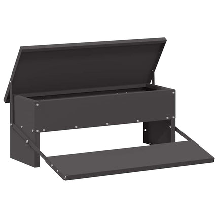 Kyckling Trampmatare Svart 48,5 x 39,5 x 19 cm Kallvalsat Stål
