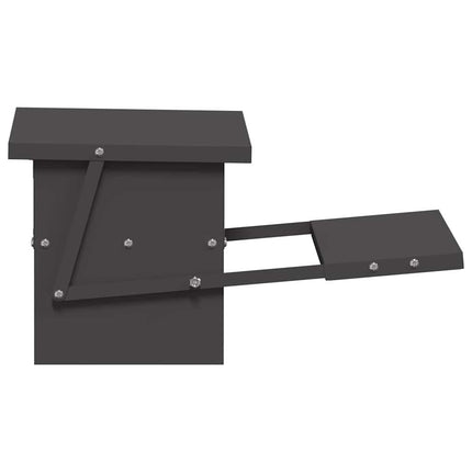 Kyckling Trampmatare Svart 48,5 x 39,5 x 19 cm Kallvalsat Stål