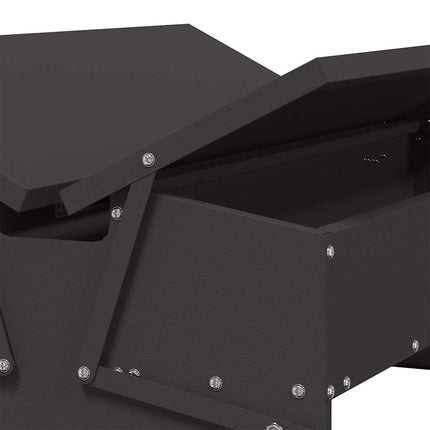 Kyckling Trampmatare Svart 75 x 53 x 20,5 cm Kallvalsat Stål